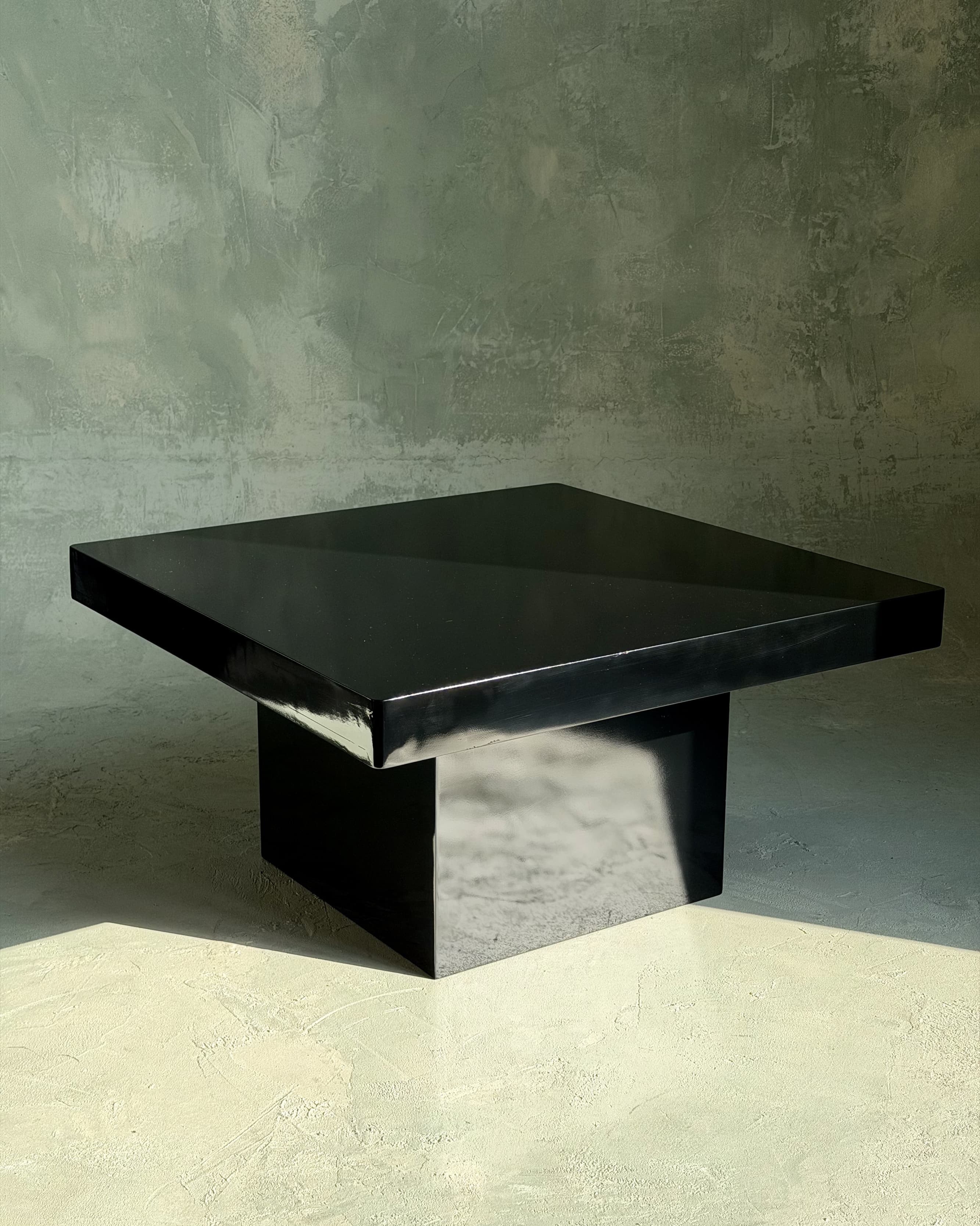 Black Coated Table