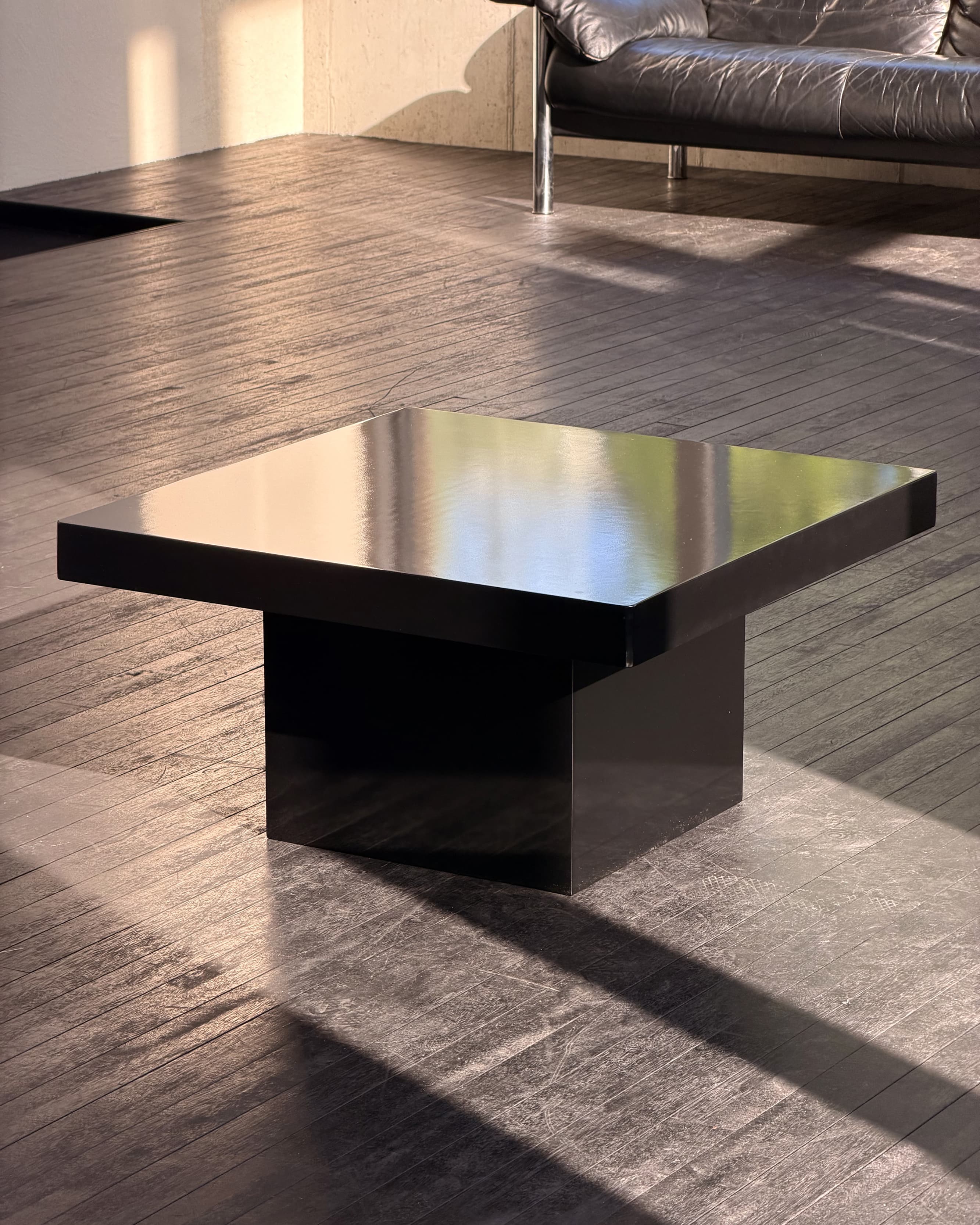 Black Coated Table — 3