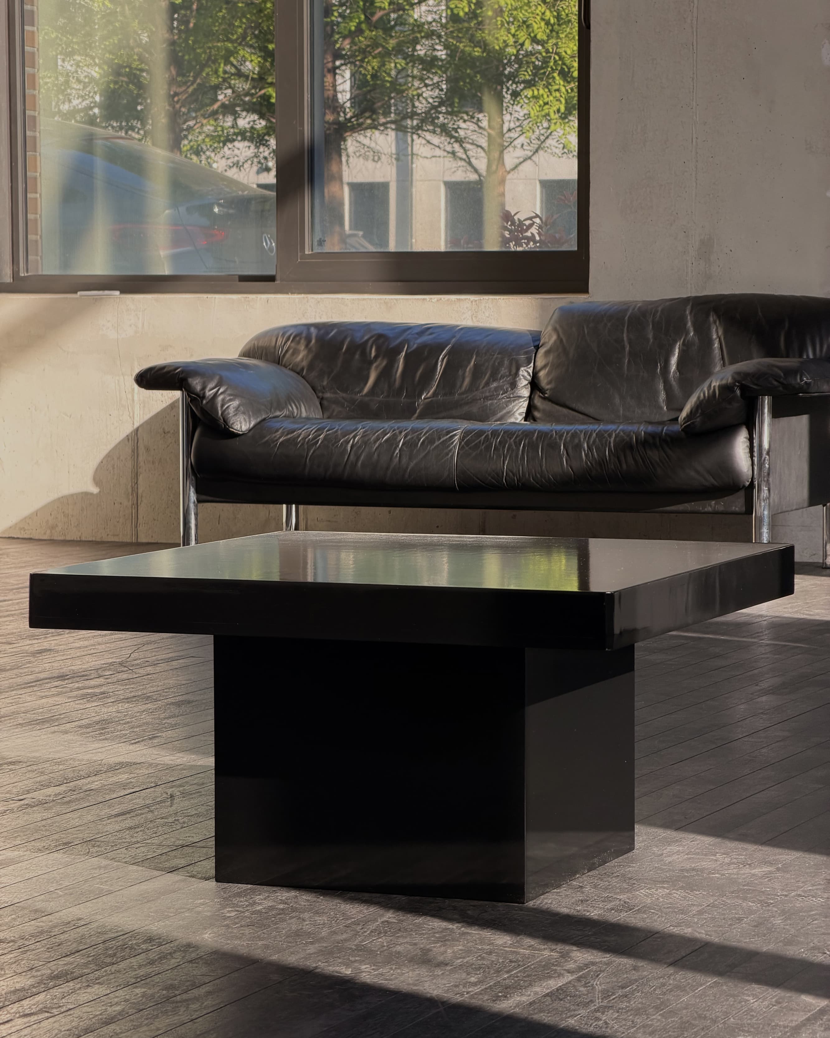 Black Coated Table — 4