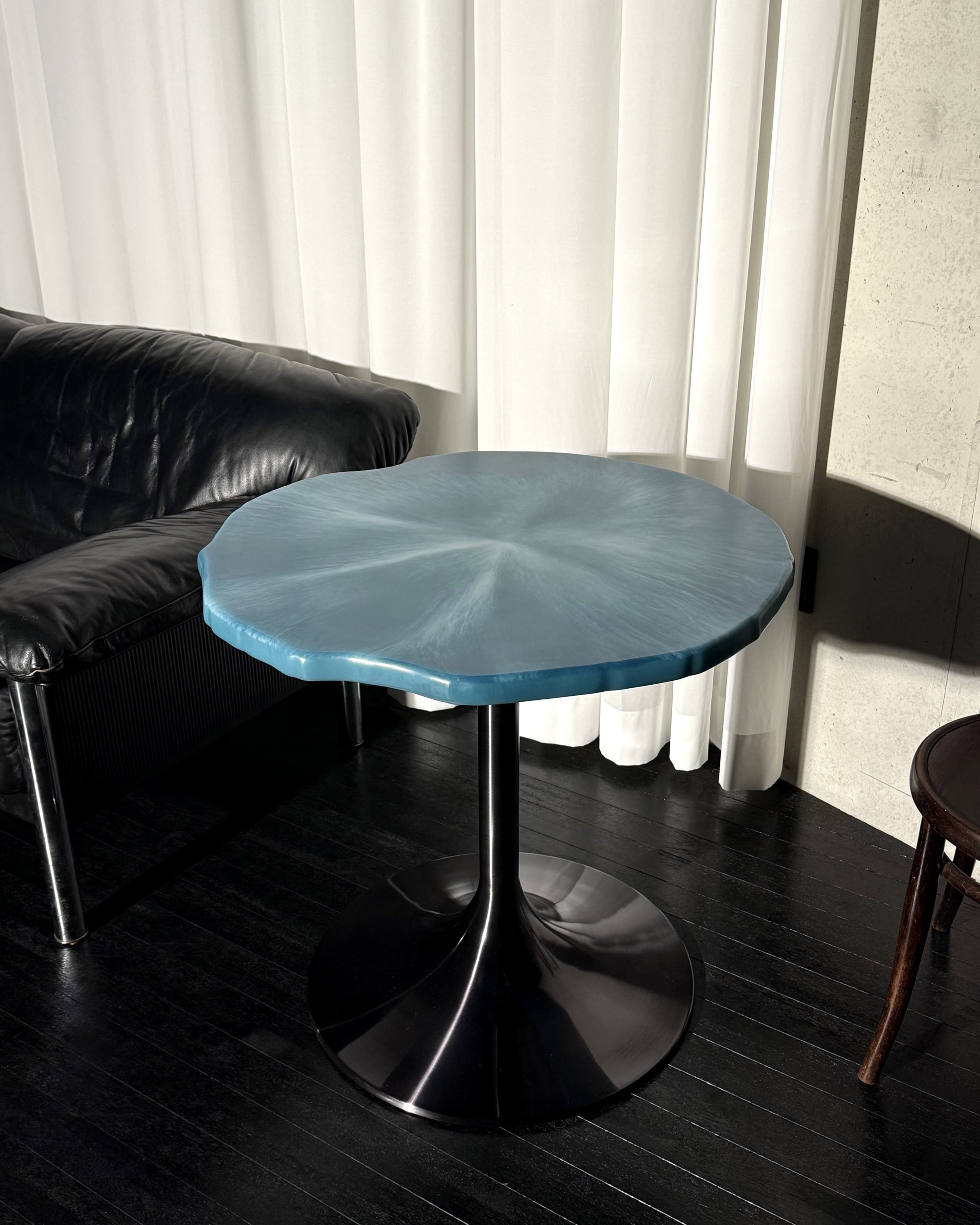 Glacier Blue Resin Table — 6