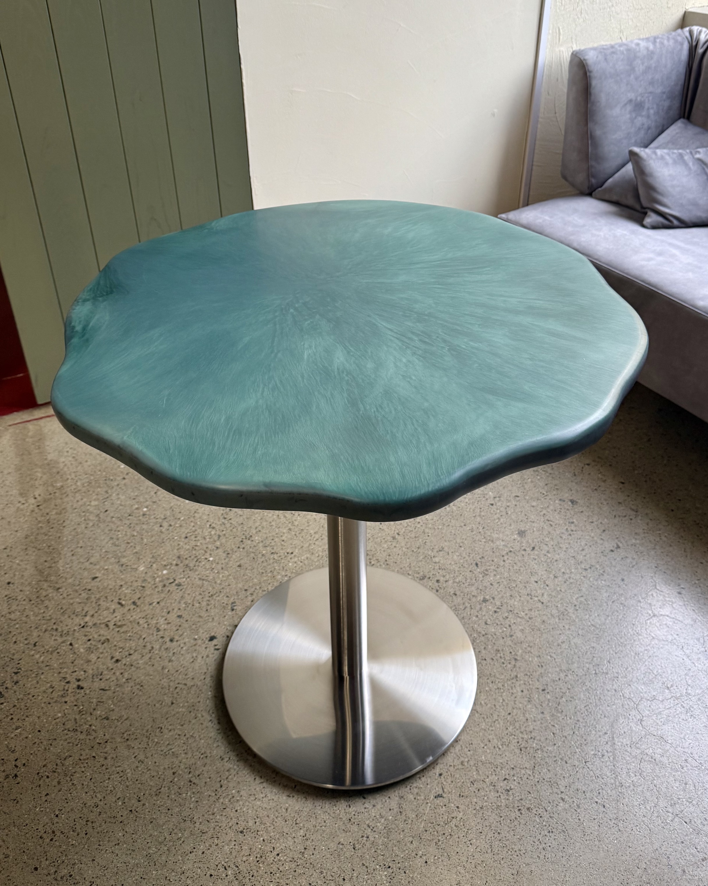 Turquoise Resin Table